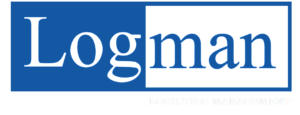 Logman logo biale transparent