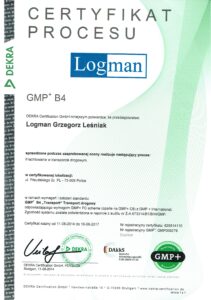 Certyfikat procesu logman